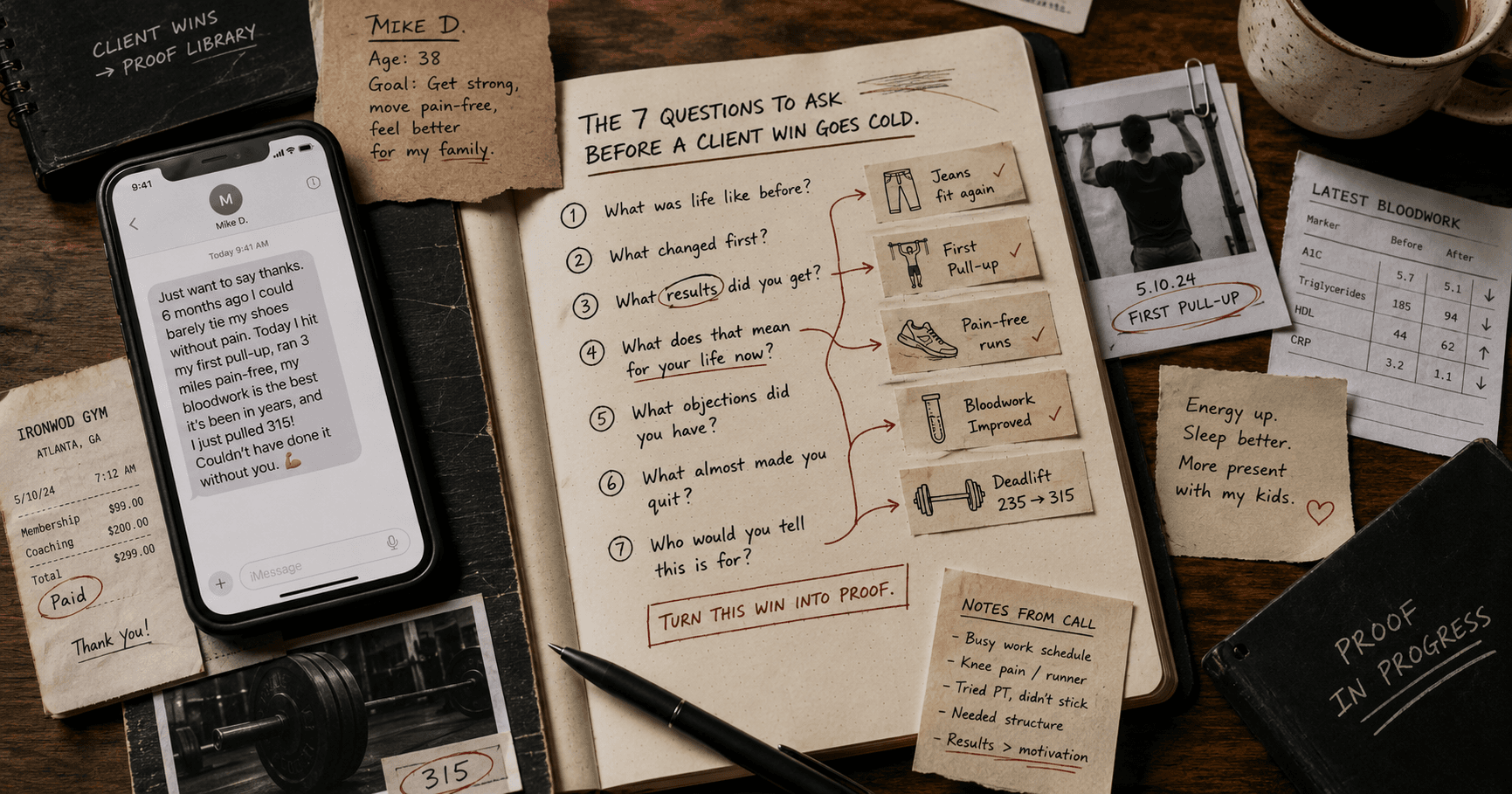 The 7 questions to ask before a client win goes cold